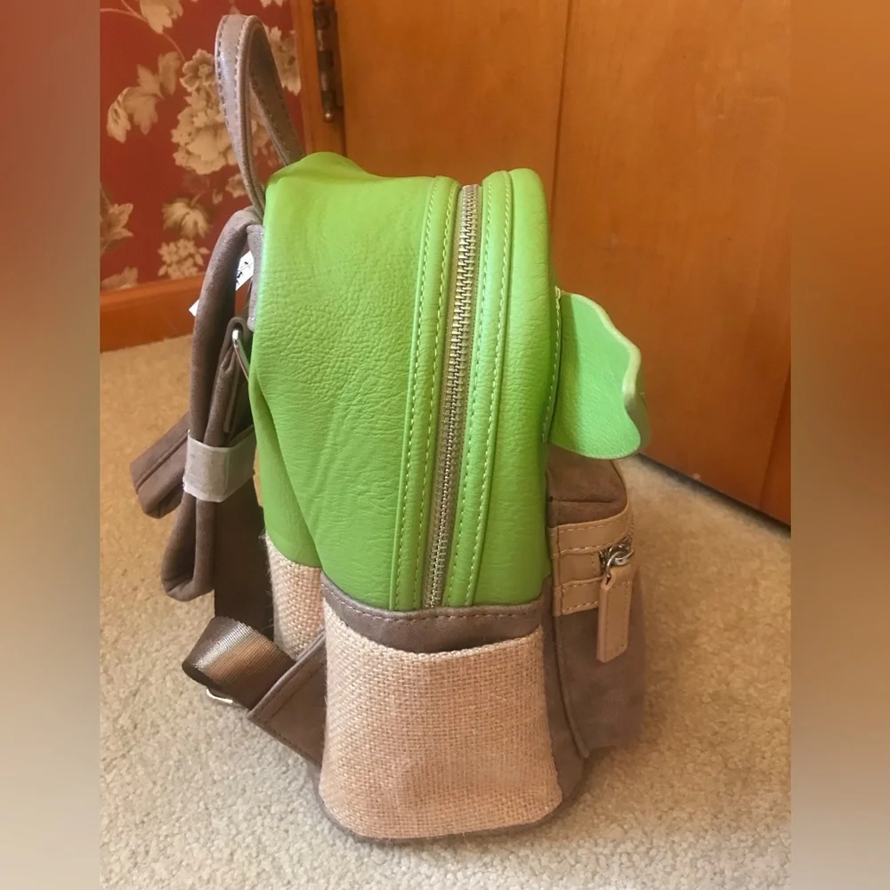 NWT! Disney Parks Exclusive Star Wars Loungefly Yoda Mini Backpack! HTF! Rare!